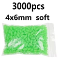 4x6mm 3000 piezas verde
