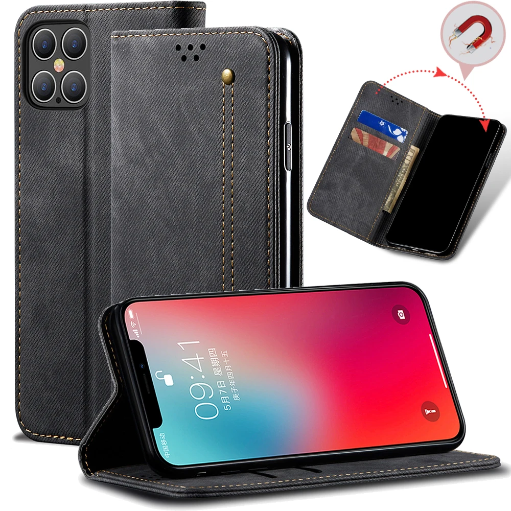 

Luxury Leather Flip Wallet Case For iPhone 14 Plus 13 Pro Max Card Slot Stand Magnetic Mobile Phone Cover for Apple 13 Mini