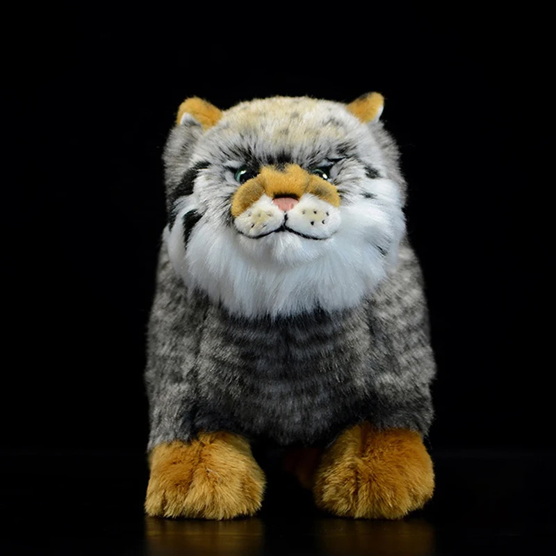 

Cute Pallas's Cat Stuffed Plush Toy Otocolobus manul Felis manul Soft Doll Simulation Animals Model Birthday Adult Kids Gift