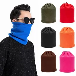 3 in 1 Multifunction Winter Neck Warmer Unisex Women Men Warmer Neck Ring Scarf Winter Hat Outdoor Sports Women Scarves