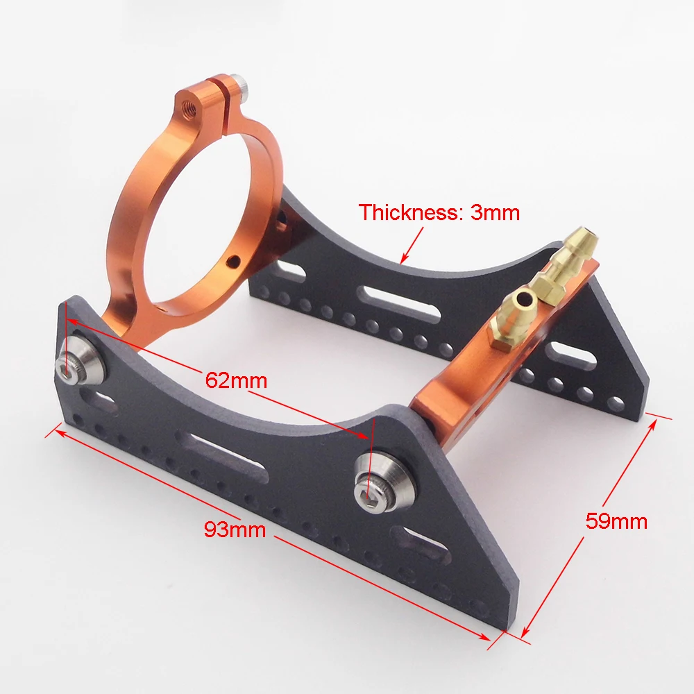 1PC Brushless Motor Mount 93mm*59mm 36mm 40mm Bracket Seat for 3660 3665 4065 4074 RC Boat Speed MONO Oral VEE Catamaran