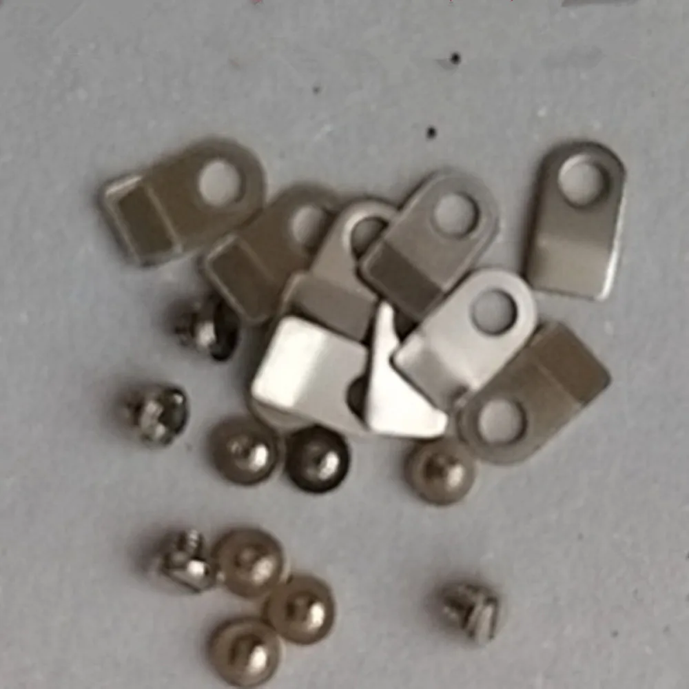 2/6/10Sets Optional Stainless Steel Movement Securing Washer Casing Clamp Tab+Screw Kit For ETA2836/2834/2824 Replacement Parts