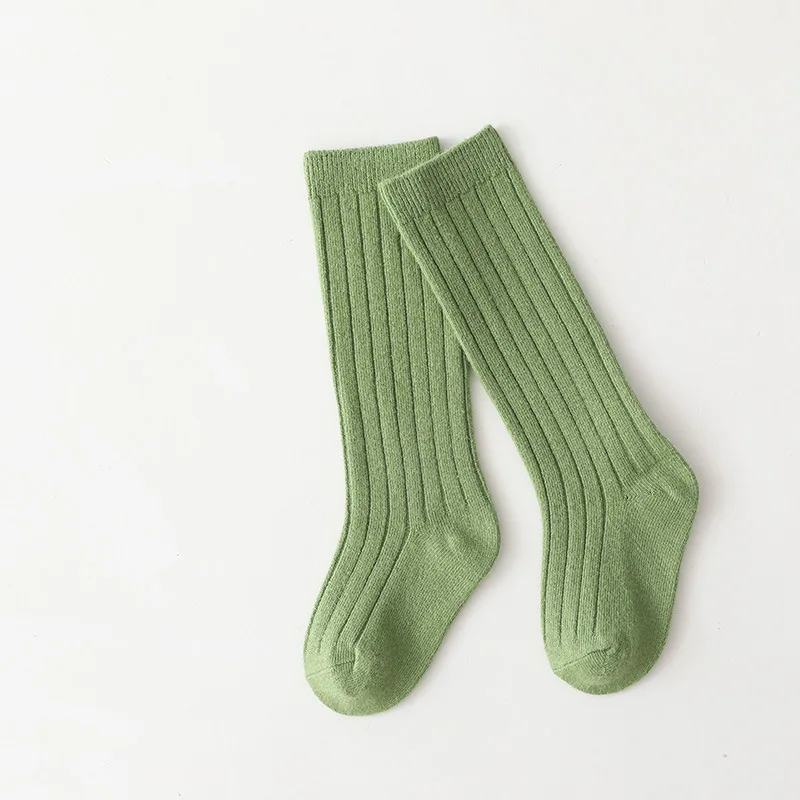 Spainish Kids Socks Baby Boys Girls Cotton Breathable Stripe Soft Sock Children Knee High Long Socks School Uniform Socks image 5