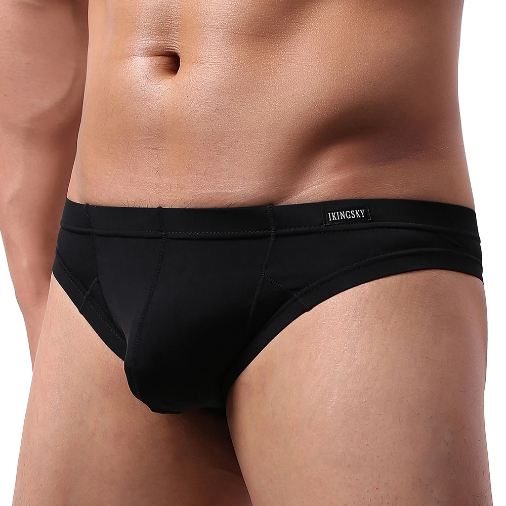 Men\'s Cheeky Briefs Sexy Low Rise Pouch Men Underwear