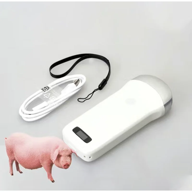 64 element electronics Wireless Veterinary Ultrasound Scanner Portable Pregnancy Test Handheld Ultrasound Pig Sheep 3.5MHz