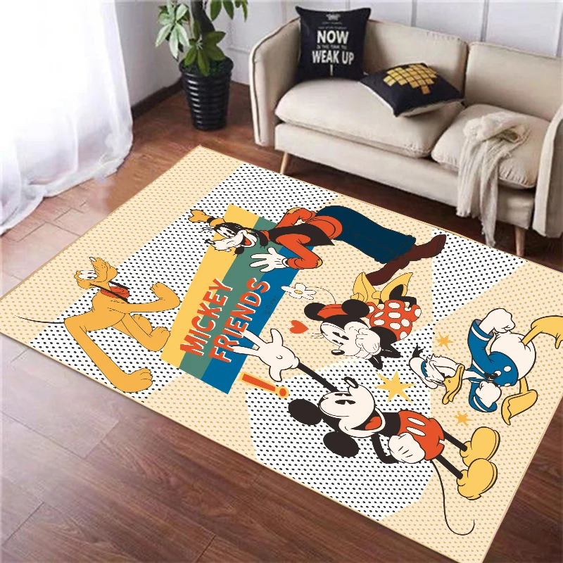 Vloermat Tapijt Disney Serie Mickey Minnie Kinderen Baby Antislip Mat Thuis Decoratie Tapijten Voor Woonkamer Bruiloft ceremonie