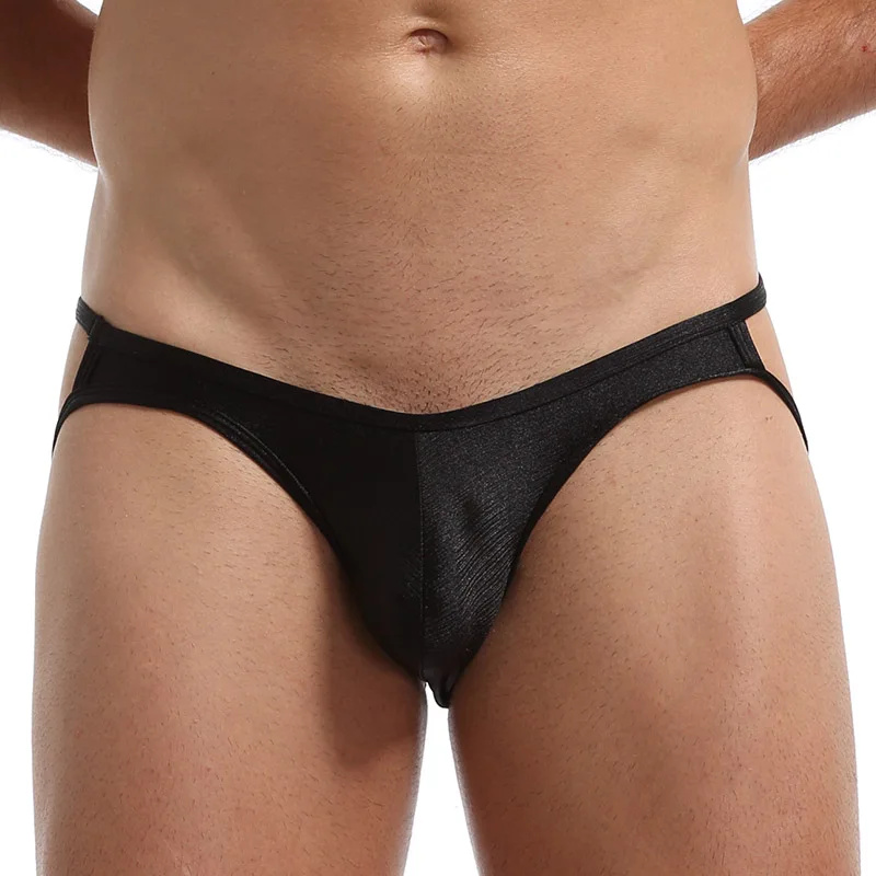 Suspensorio Sexy Gay para hombre, Tanga con bolsa para pene, bikini, nalgas, ropa interior hueca