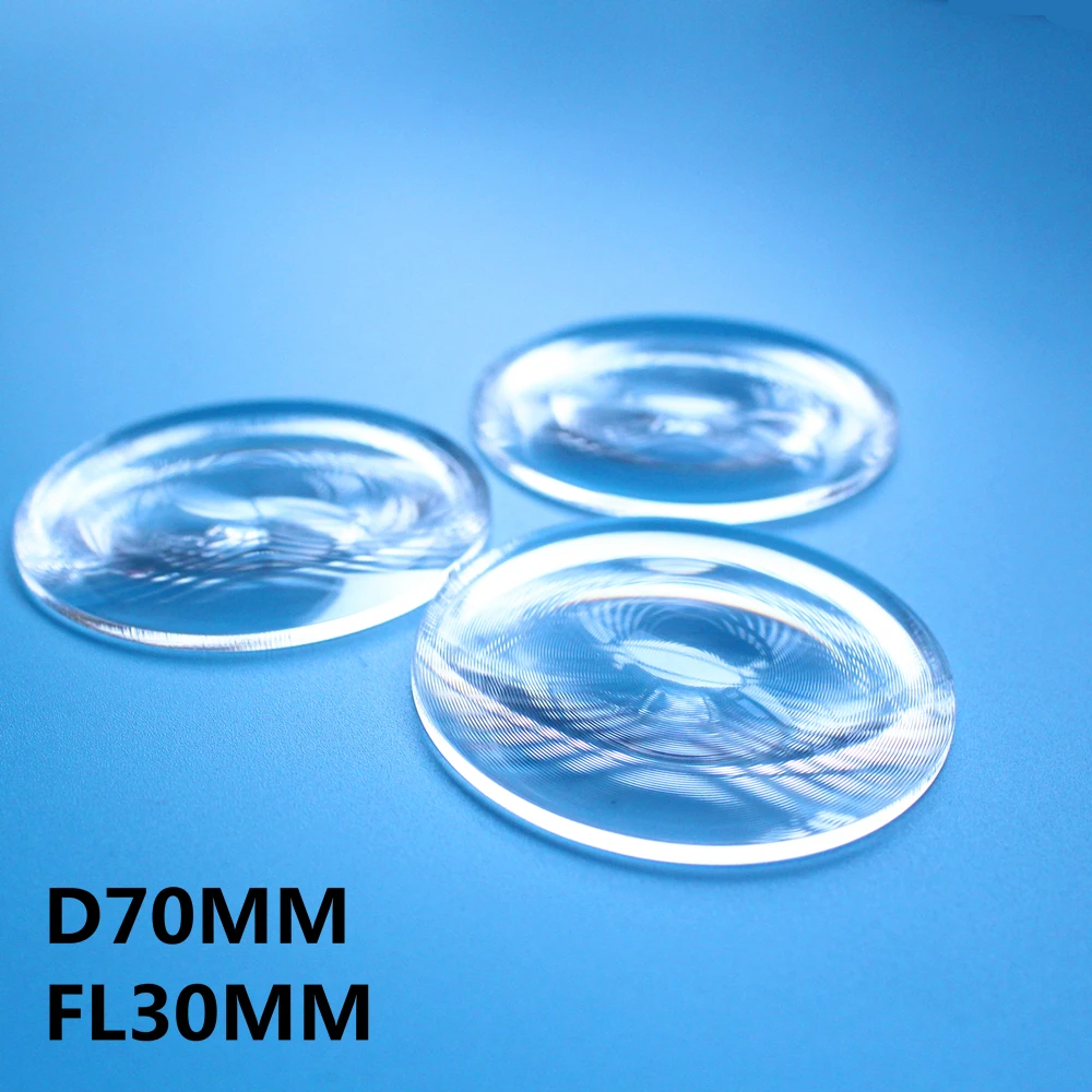 Focal length 30 mm Diameter 70 mm Fresnel Lens small  size fresnel lens thickness 2mm round plastic magnifying lens