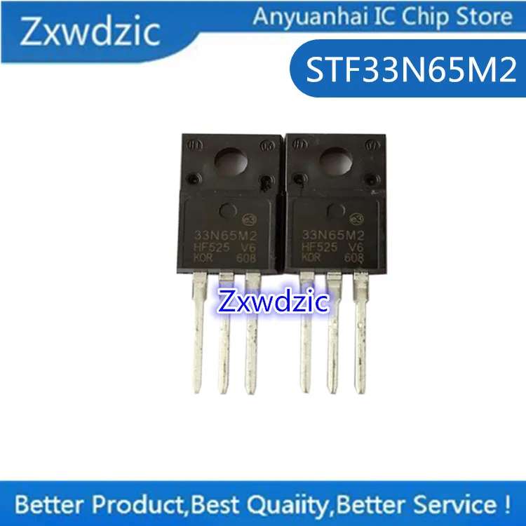 10pcs 100% New Imported Original  STF33N65M2 33N65M2  TO-220F  MOS Field Effect Transistor 24A 650V