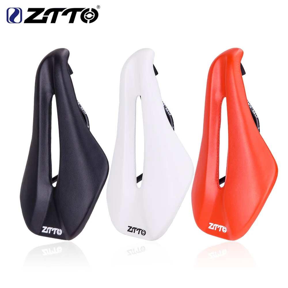 ZTTO MTB Road Bike Saddle Bicycle Ergonomic Short Nose Design Saddle Wide and Comfort Long Trip 146mm Ultralight TT Seat Hollow