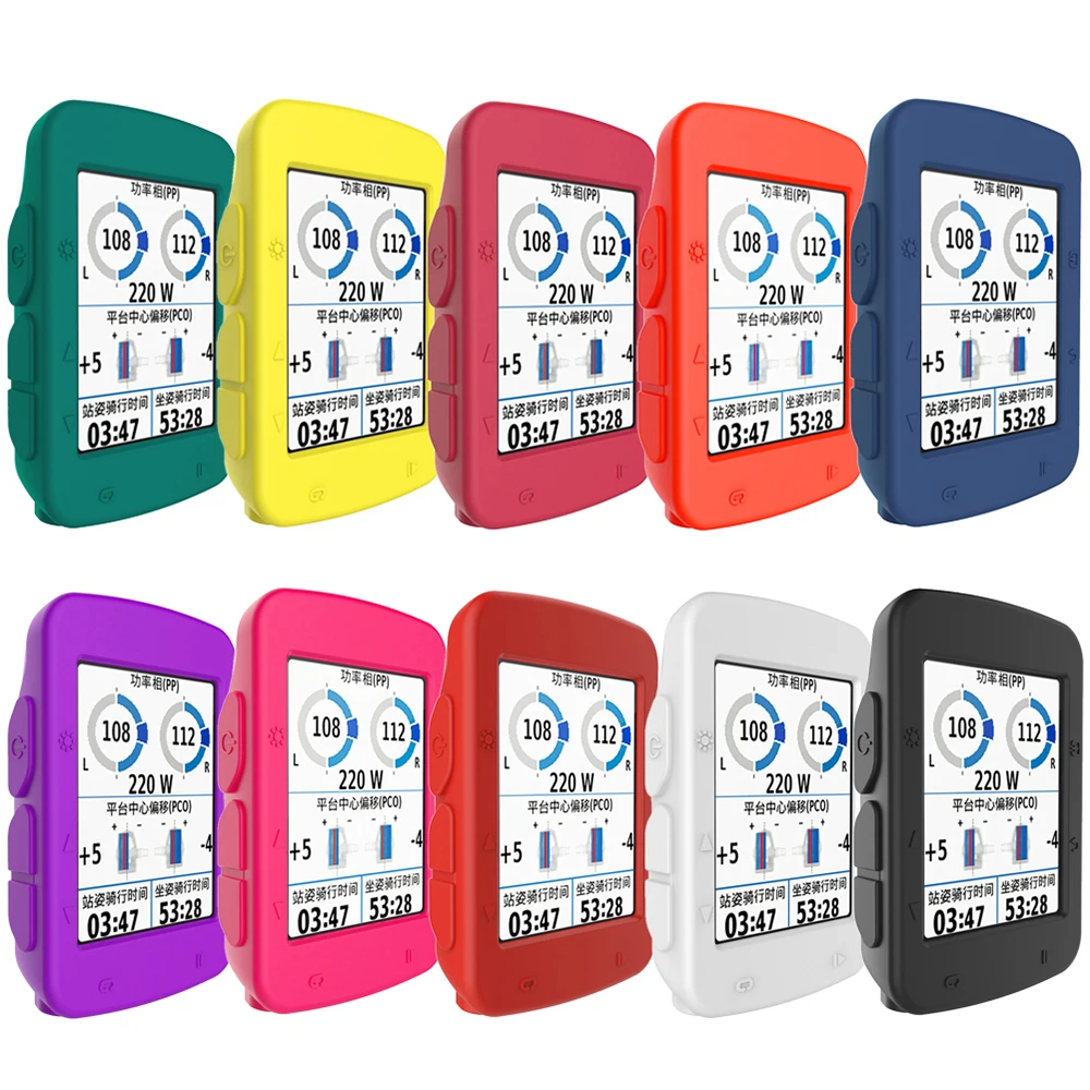 Silicone Protector Case For Garmin Edge 520 / 520 Plus Bicycle Computer Cycling Protective Cover Bumper Anti-collision Shell