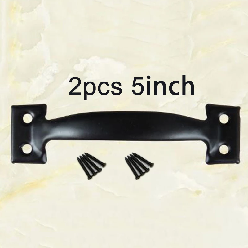 

2 X Stainless Steel Sliding Barn Door Handle Flush Pull Wood Door Gate Hardware