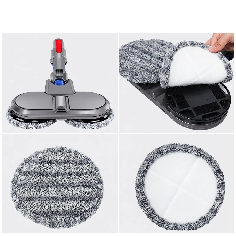 Superfine Fiber Brush Head Mop cloths Rag replacement for Samsung Jet90 Mop Vacuum Cleaner Accessories