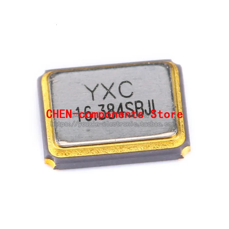 

5pcs SMD passive crystal oscillator 16.384MHz 10ppm 20pF X322516384MSB4SI 4 feet