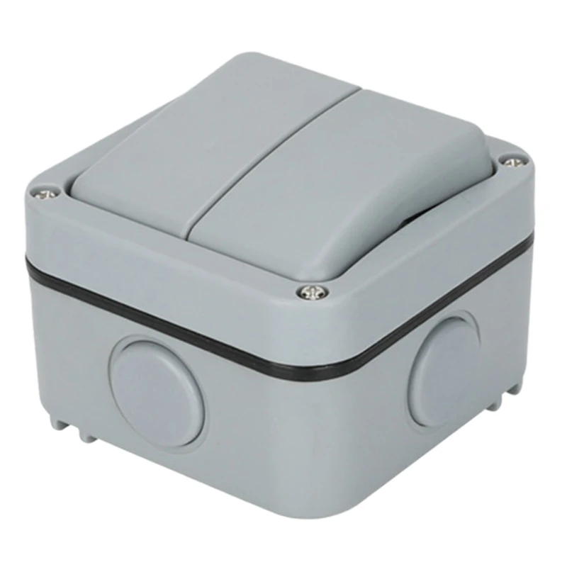 IP65 Waterproof Dust-proof Outdoor External Wall Switch Single Switch/Double Switch