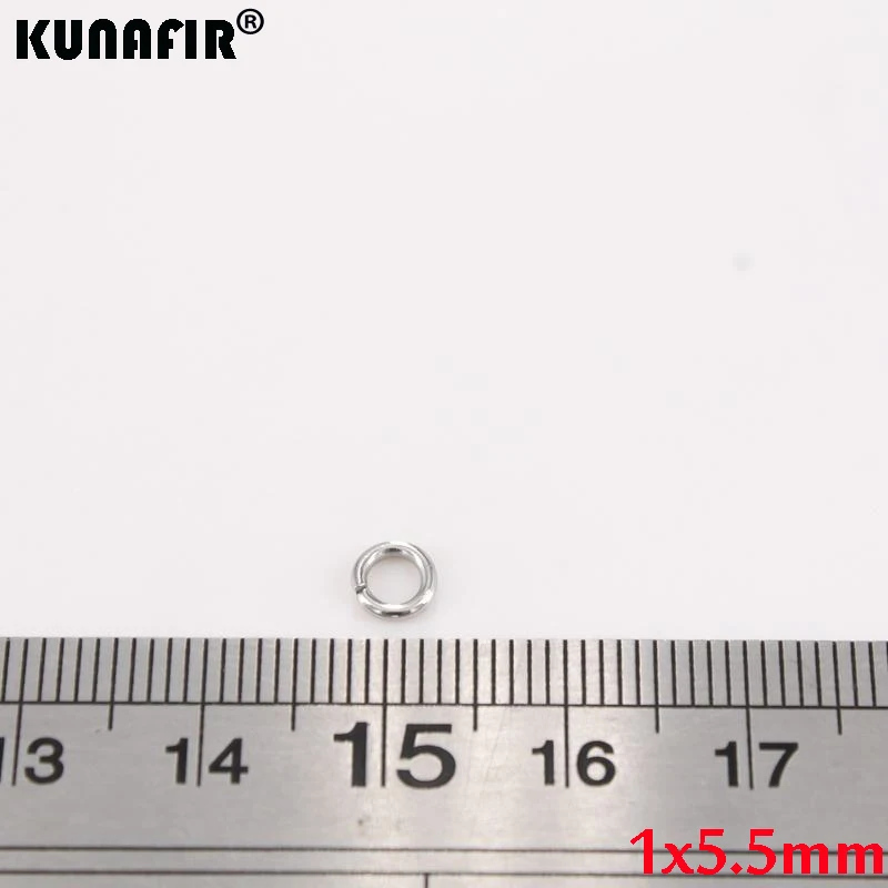 0.9 Mm-1.2 Mm Thép Không Gỉ Dây Thép Không Gỉ Nhảy Nhẫn Bộ 200-1000 Chiếc DIY Phụ Kiện Vòng Cổ Dây Xích các Bộ Phận