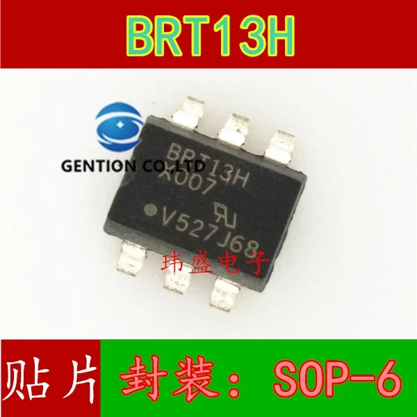 10PCS BRT13H SOP-6 patch VISHAY photoelectric coupler light coupling stock in 100% new and the original