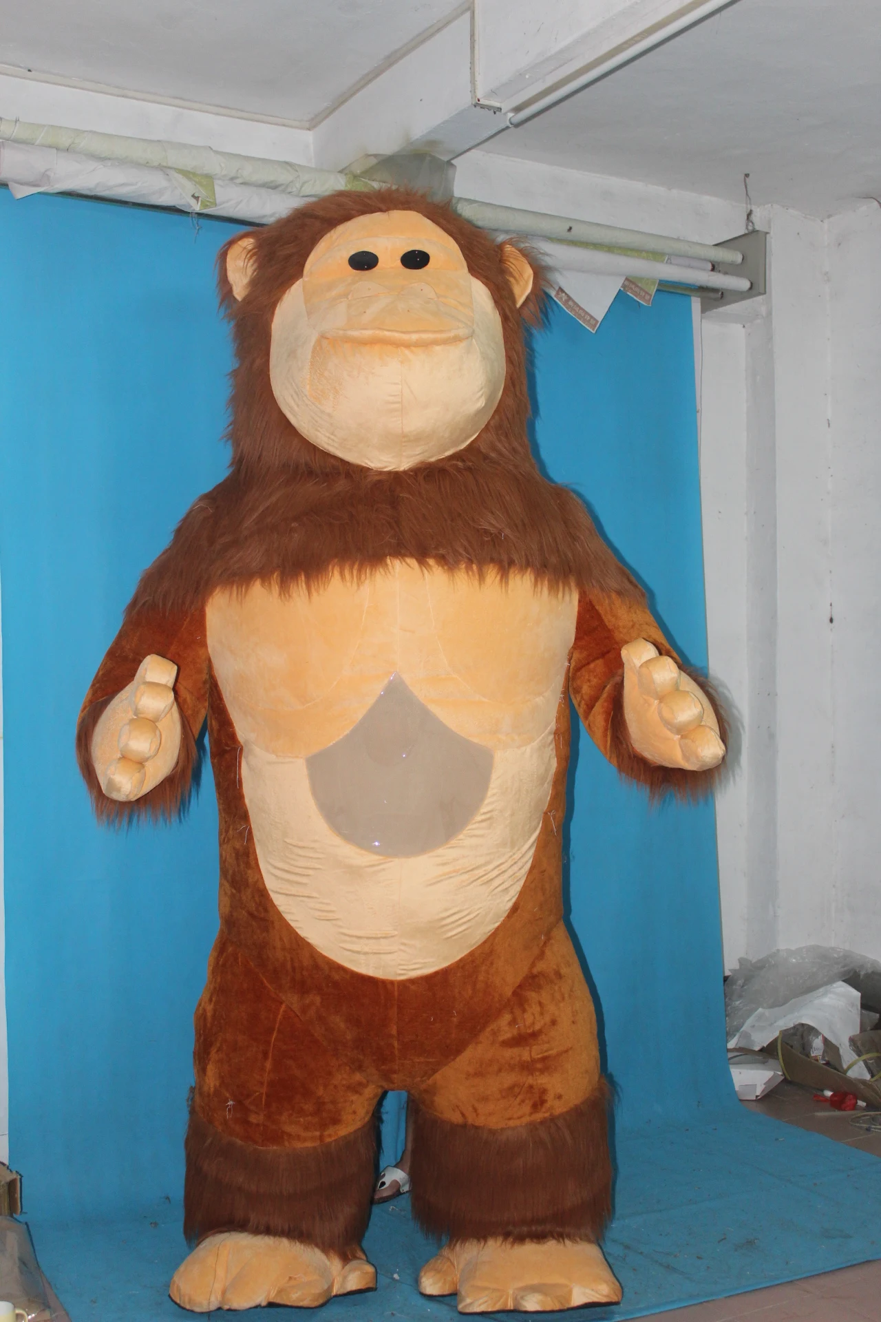 

Ohlees Orangutan 3.5 Inflatable Mascot Costume picture is example only,do custom according to customer design