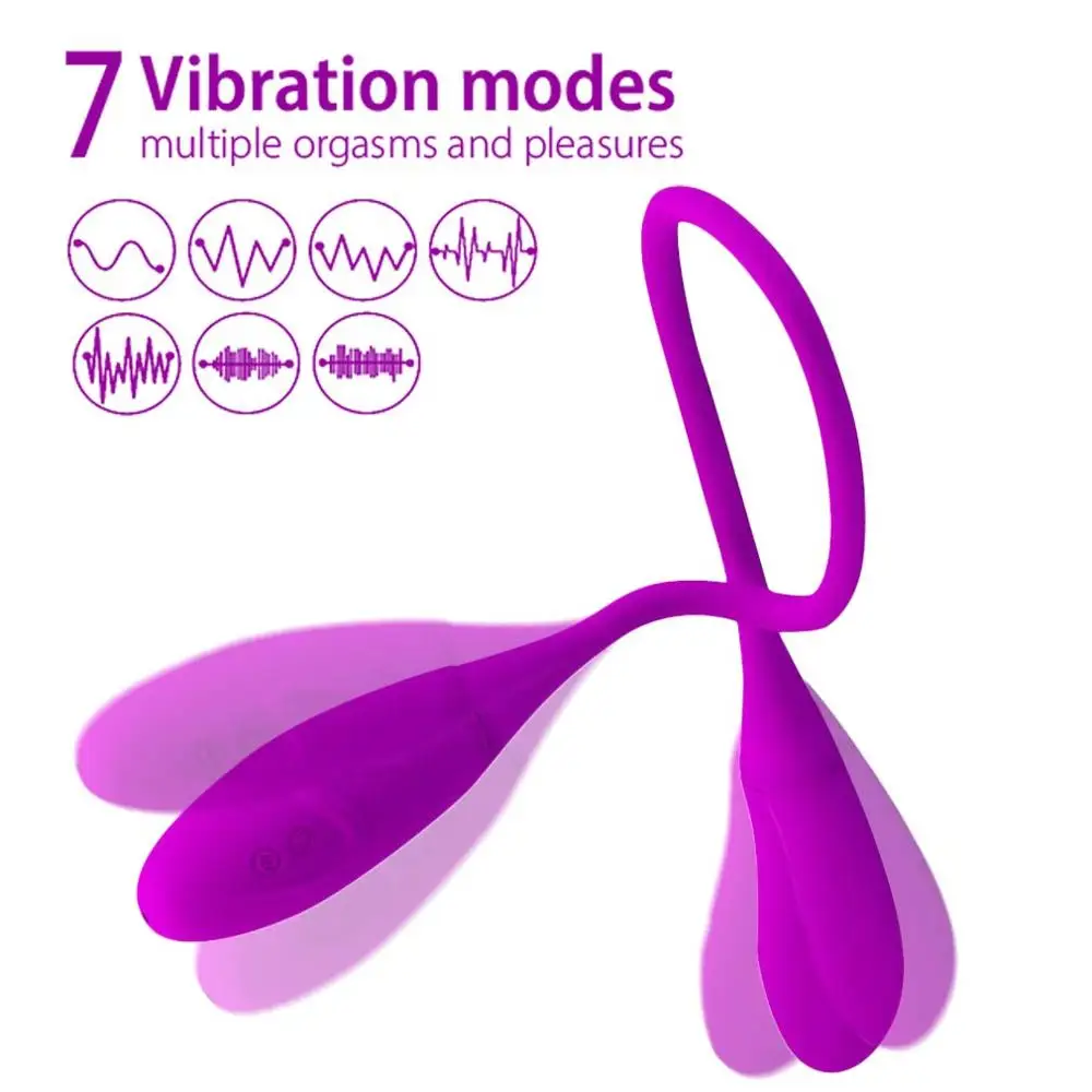 Rechargeable Dual Vibrator 7 Speeds Double Head Jump Egg Bullet Dildo Vibrator Anal Butt Plug Adult Sex Toy For Couple Men Women