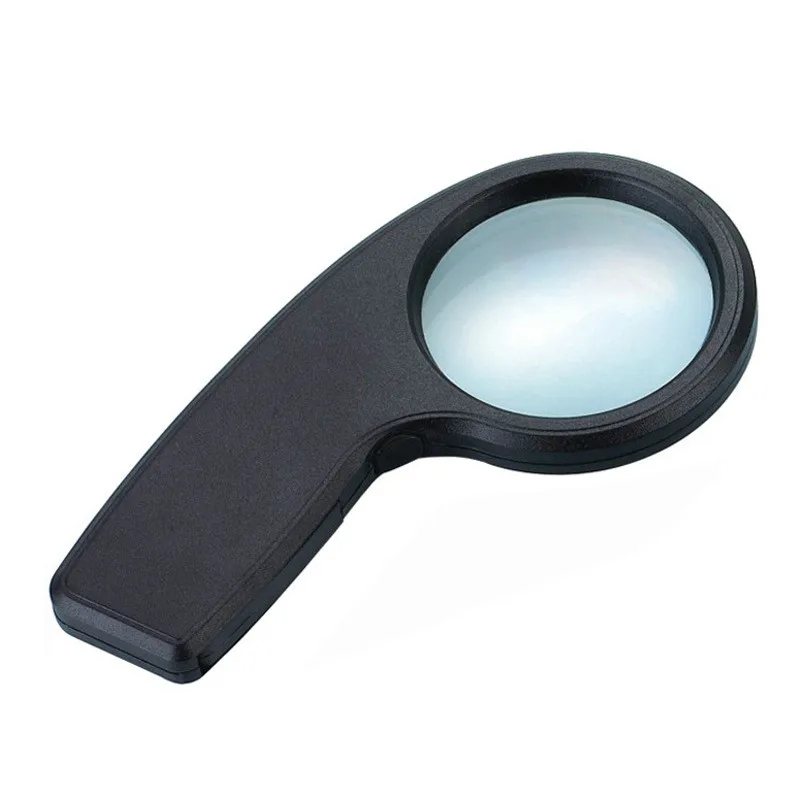 5 times high-definition illuminated ultra-thin card magnifying glass LED lamp jade antique appraisal