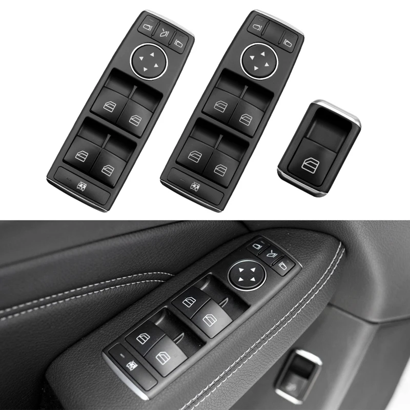 Car Driver Side Power Electric Window Control Switch Button for Mercedes-Benz W166 W176 W292 ML GL GLE Glass