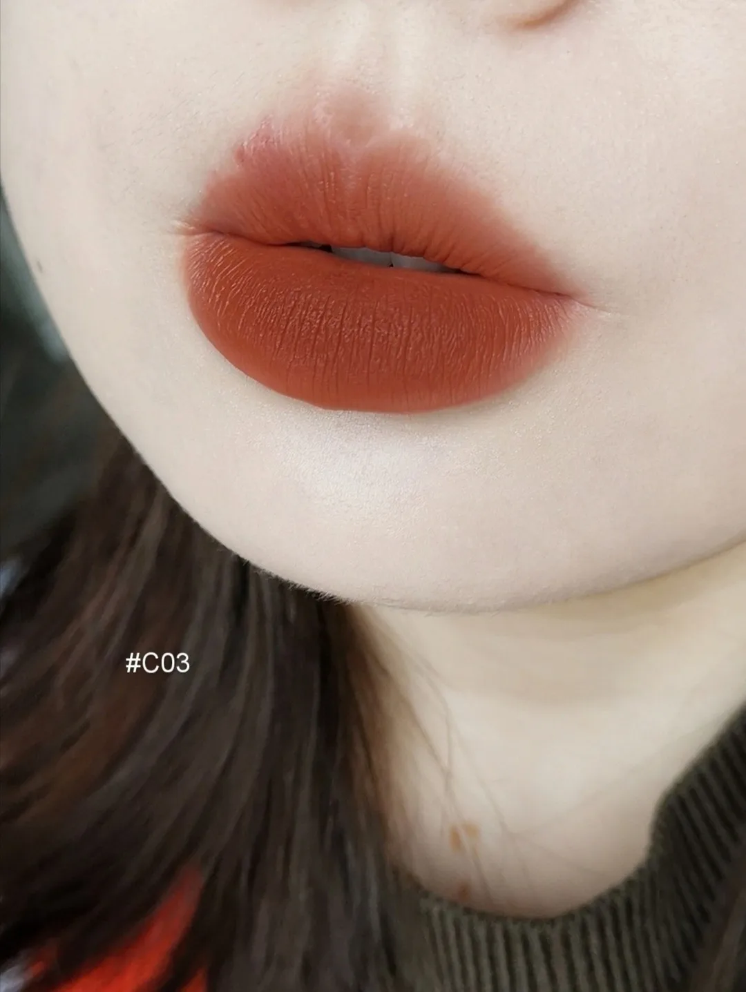 Cappuvini cotton matte lip gloss grandient blue appearance long lasting waterproof cherry coffee brown red lipstick AC333