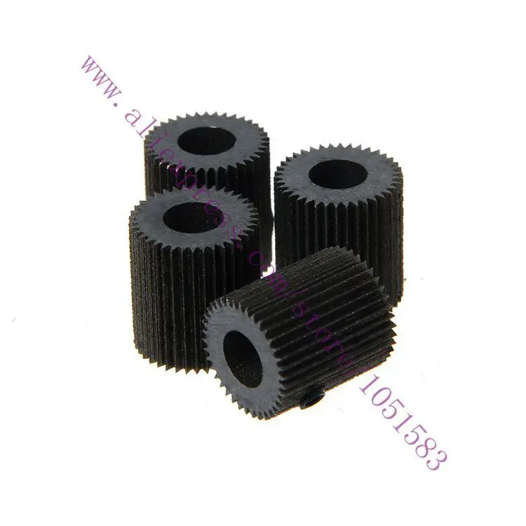 Free Shipping 3pcs/lot  Bore Steel Drive Gear 38 teeth sharp MK Extruder Feeder Steel Gear ID 5mm OD 10.8mm L12mm