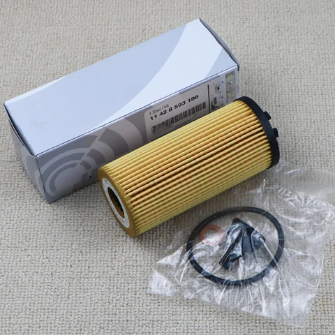 Масляный фильтр 11 42 8 11428593186 2018 2019 для BMW Mini X1 F48 M135i F40 X2 F39 F45 F56 F55 593 186