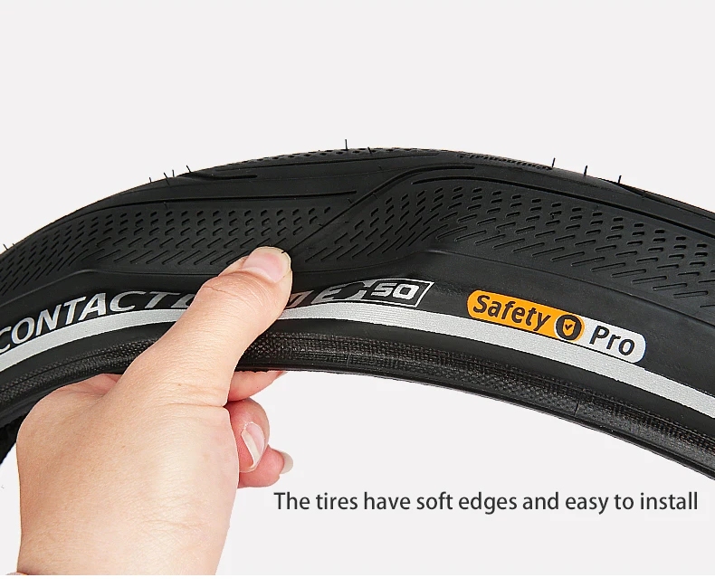 Continental Contact Urban 16 Zoll / 20 Zoll 3/180Tpi Pannensicherer Stahldrahtreifen für BMX-Faltrad mit Reflexstreifen – Detail 14