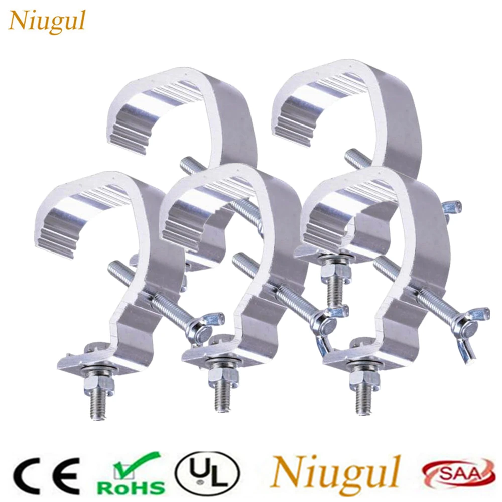 5pcs/lot  Aluminium Stage Lights Hook, DJ Lighting Clamp For LED Par Light Moving Head Light,DJ Lights Clamp,40-60mm Truss