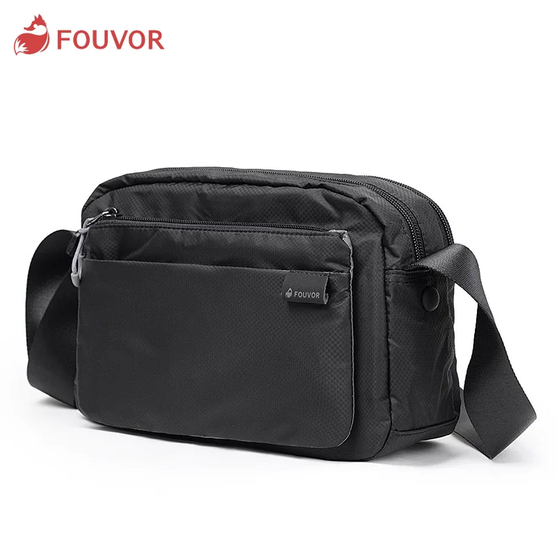 Fouvor New Fashion Oxford Cloth Women\'s Bags Waterproof Nylon Zipper Shoulder Bag Outdoor Travel Sport Crossbody Bag 2802-12