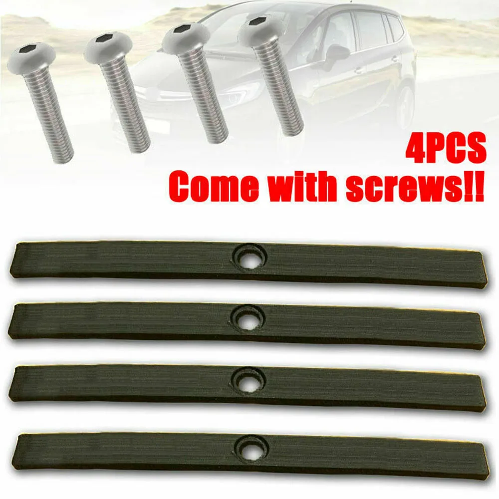 4pcs For Opel Astra H Roof Bar Cover Replacement Rail Trim Rack Lid With Bolts