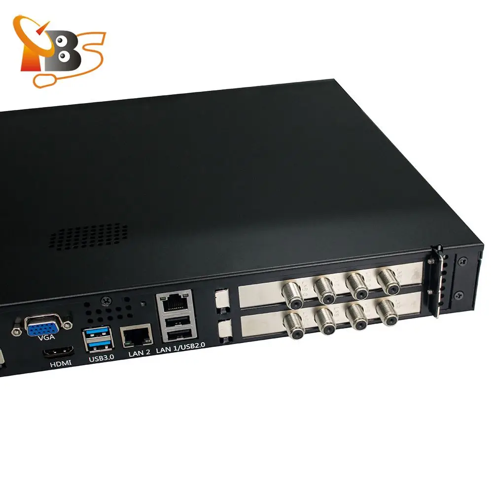 TBS2951 MOI Pro AMD professionale IPTV Streaming Server con 2x DVB-S2 e 2x TBS6205 DVB-T2/T/C Quad sintonizzatore schede