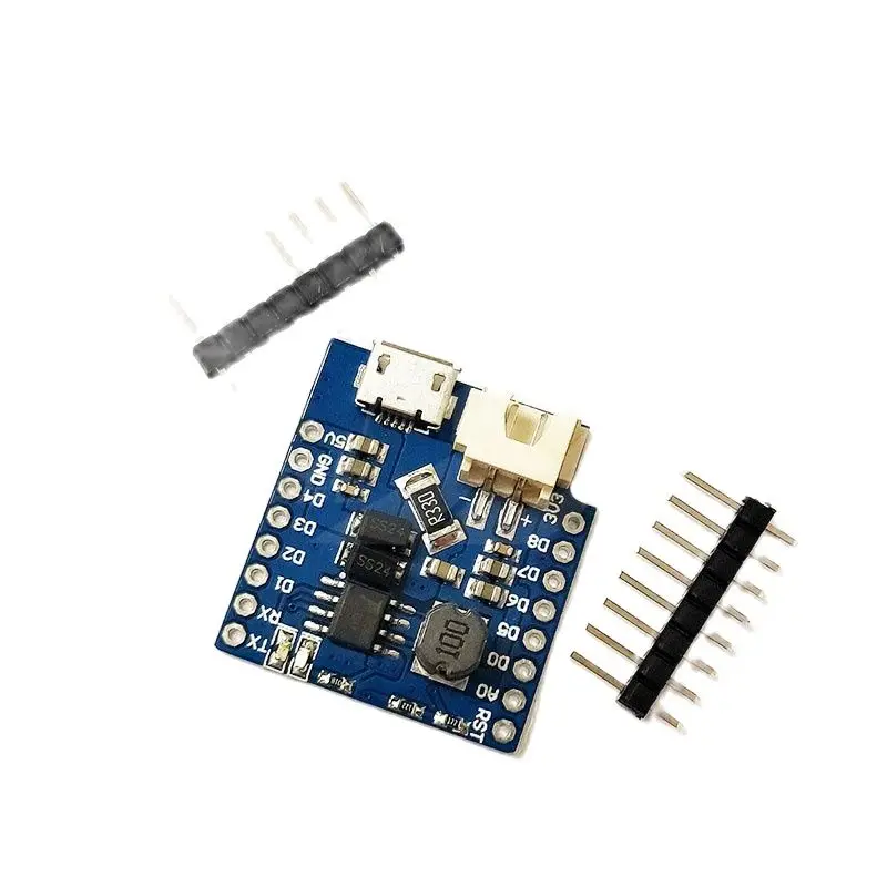 D1ミニバッテリー用の1a充電ボードモジュールマイクロインターフェイス充電ボード