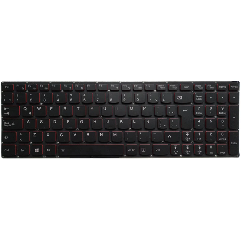 Pop LA keyboard FOR Lenovo Y50 Y50-70 Y50-70A Y50-70AM-IFI Y50-70AS-ISE Y70 Y70-70T Y70P-70T Latin Laptop Keyboard Backlit