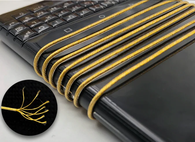 سلك مطلي بالفضة OFC بطول 10 أمتار 63 كور OD: 1.2 مم