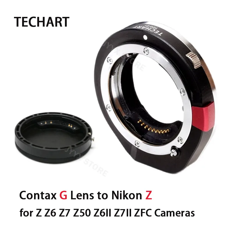 TECHART TZG-01 محول العدسة لعدسة Contax G إلى Nikon Z Z6 Z7 Z50 Z6II Z7II ZFC كاميرا G-NZ محول جبل