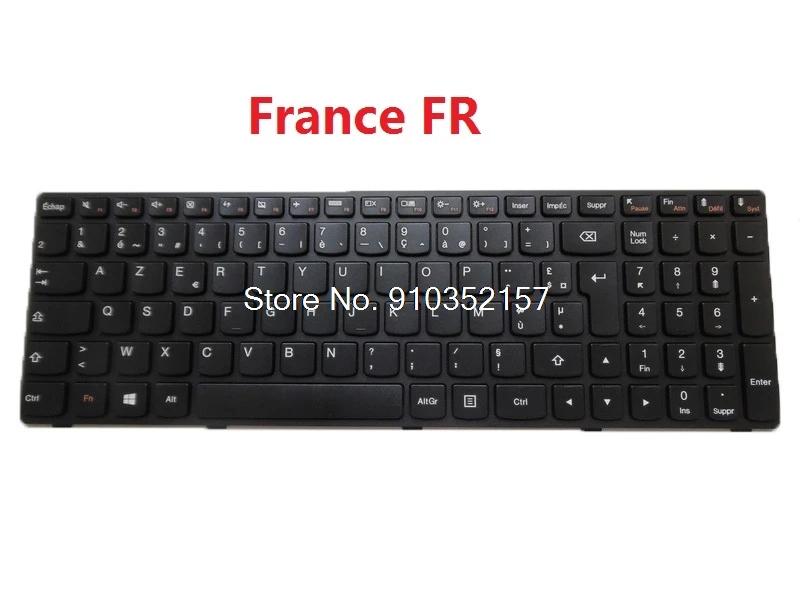 

Keyboard For Lenovo G500 G510 G505 G700 G710 Russia RU English US Spain SP United Kingdom UK France FR Germany GR New