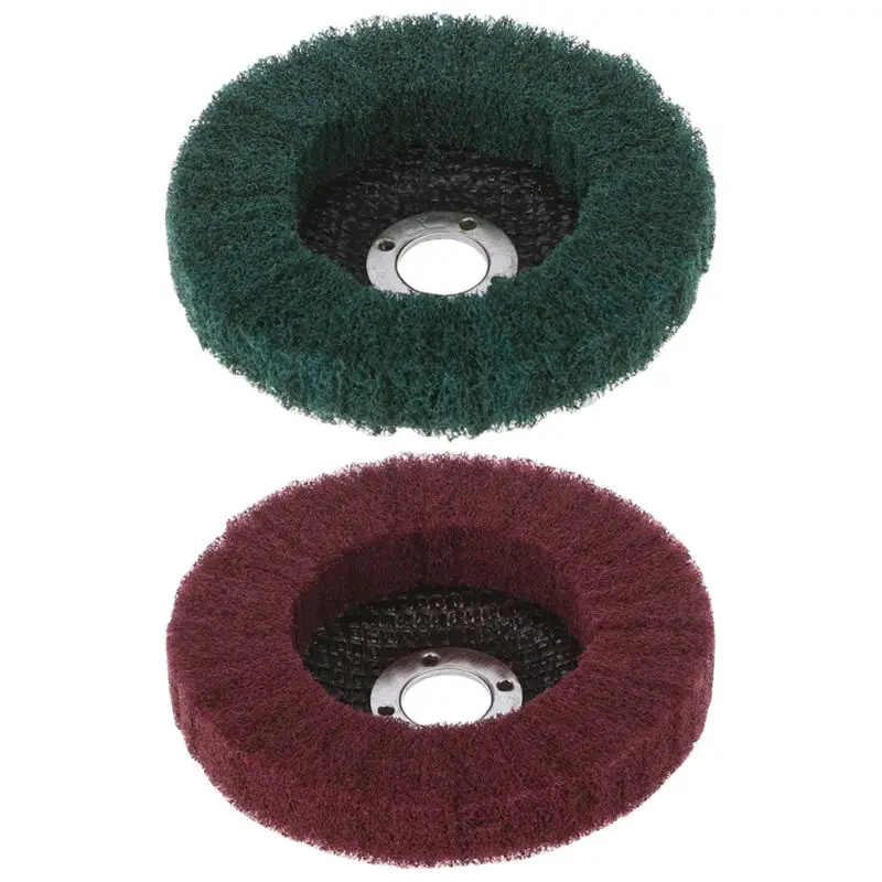 120/240 Grain Fiber Coton Polissage Roue Polissage En Nylon Roues 100*16mm Meule