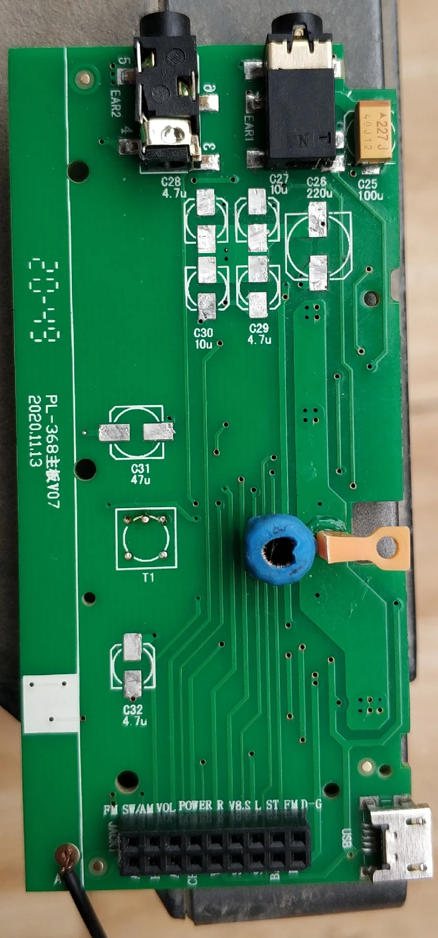 New Tecsun Radio PL-368 modified mini version diy