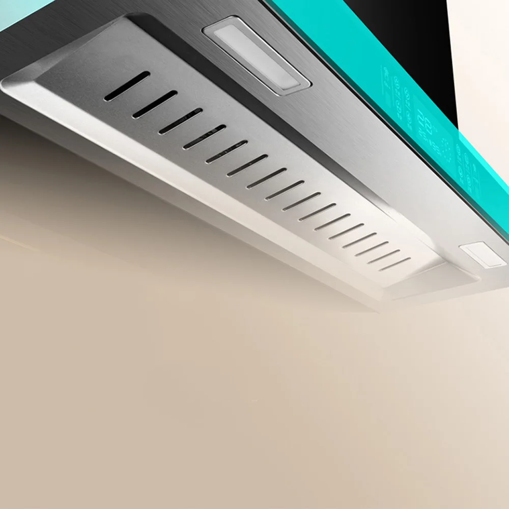 Range Hood for Kitchen Large Suction Exhaust Hood Kitchen Extractor Hood Smart Somatosensory Cleaning Built-in Hood