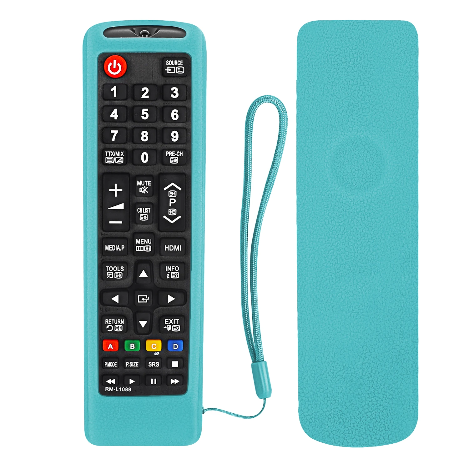 TV Remote Control Case With Anti-Fall Hapo Dustproof Protective Sheath Durable Silicone Soft Solid Home for Samsung AA59 Series