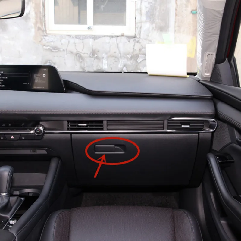 for mazda cx30 cx 30 cx-30 2019 2020 2021 2022 2023 accesorios Interior accessories Glove box door handle cover bowl trim