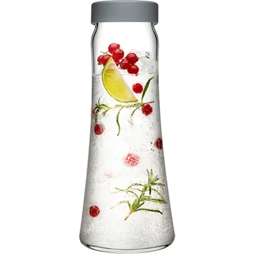 Gray Cap Bottle Water Jug Water Bottle, Musluklu Lemonade, Glass Teapot, Beverage Dispenser Musluklu Lemonade