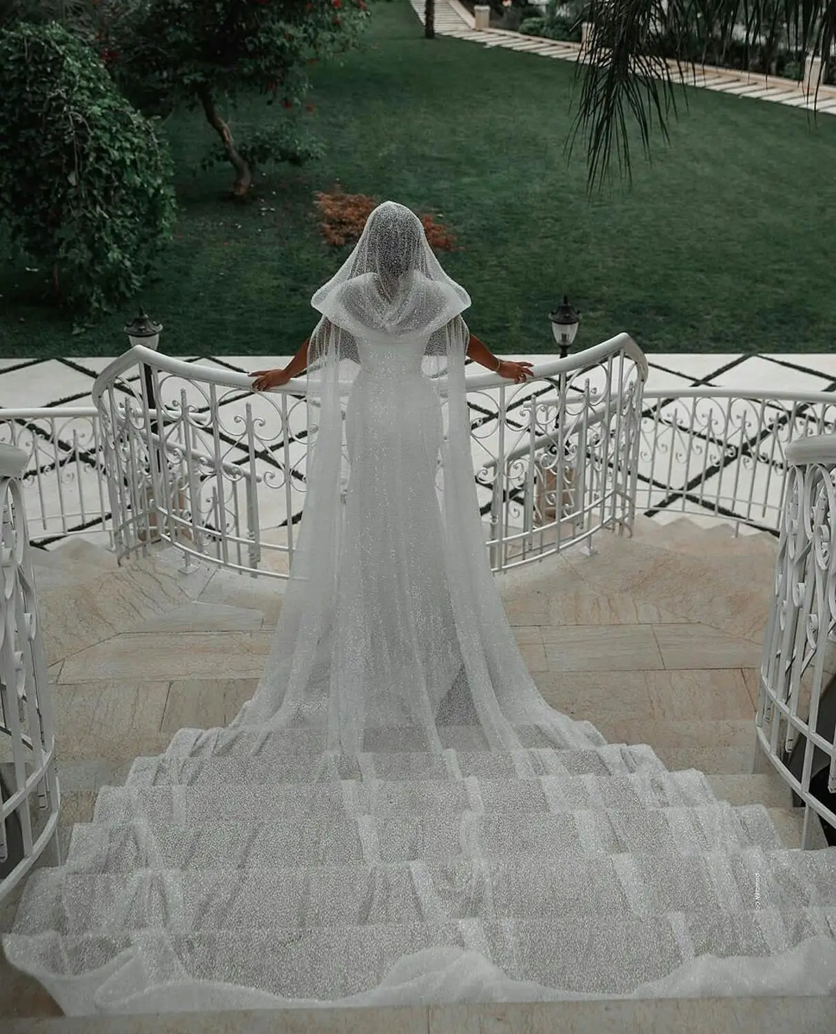 Robe De mariée sirène africaine scintillante, avec enveloppes, épaules dénudées, scintillante, Sexy, paillettes