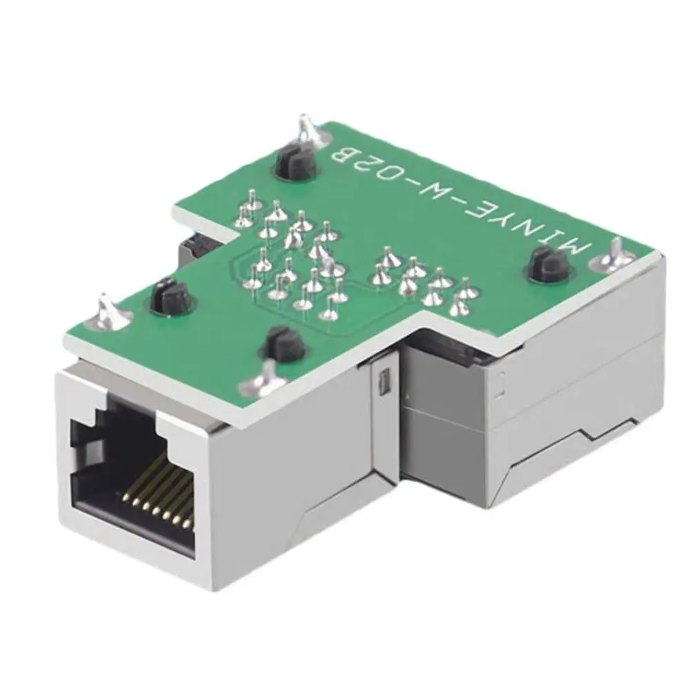 Złącze RJ45 Splitter złącze Inline 1 do 2 Splitter Cat7 Cat6 Cat5e kabel Ethernet Adapter Extender