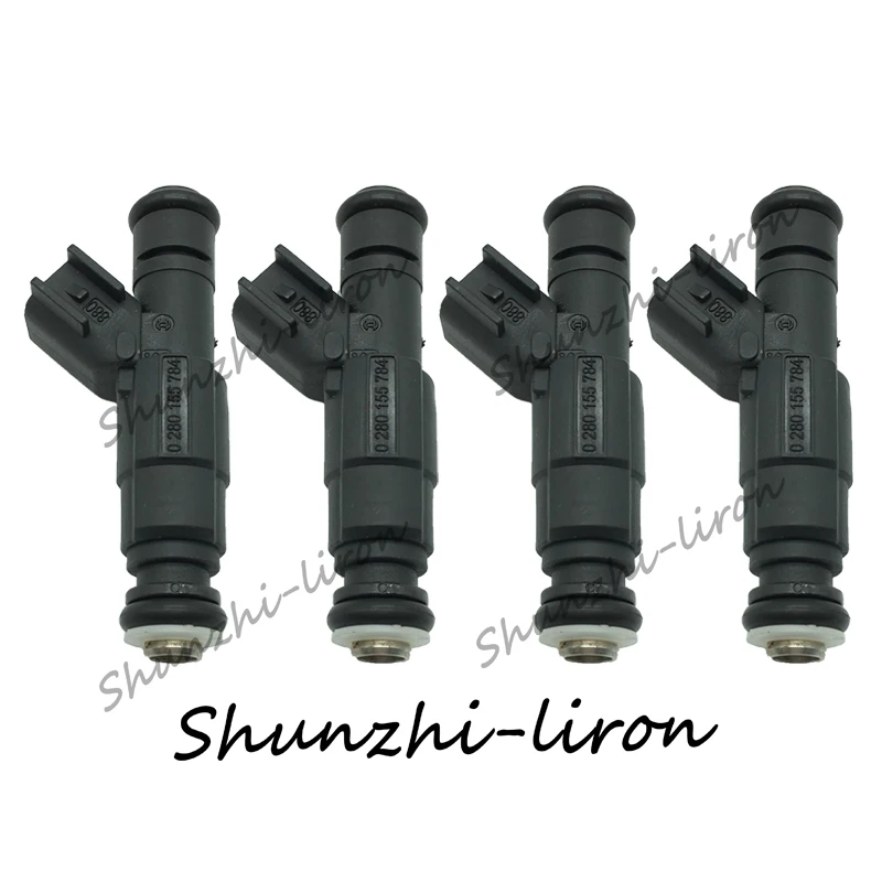 

4pcs Fuel Injectors For jeep Cherokee 99-01 Wrangler 99-04 Grand Cherokee 99-04 4.0L l6 EV6 250CC 13.5V 0280155784 04669938