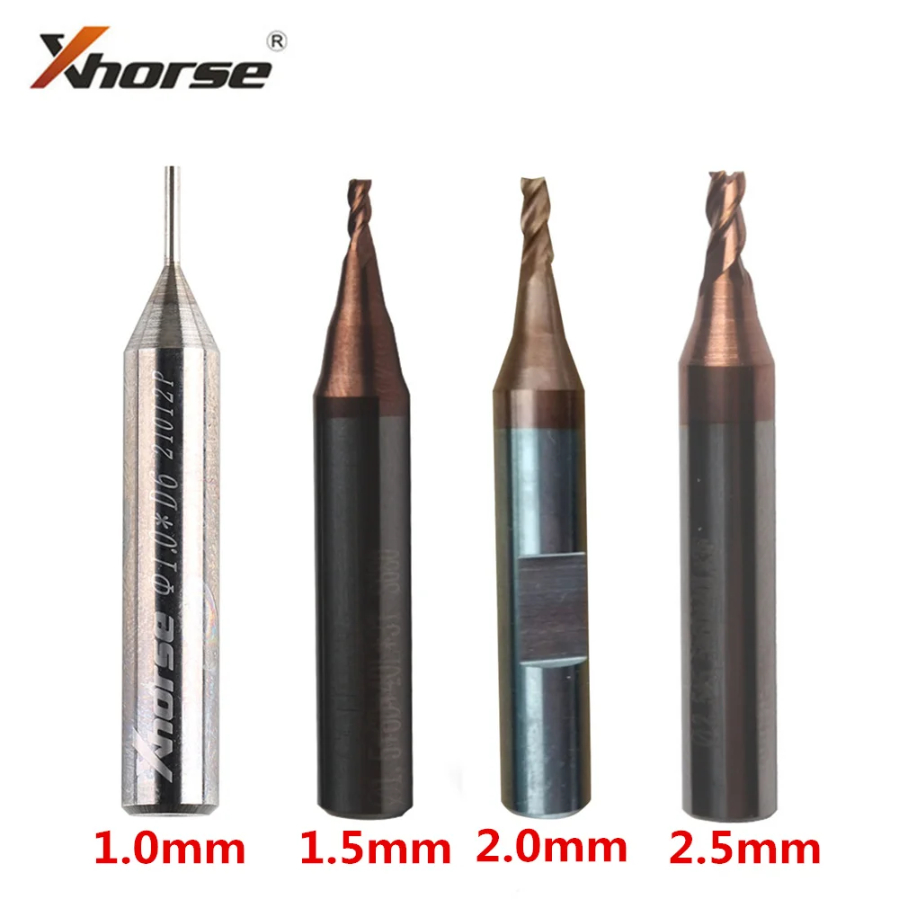 Xhorse Milling Cutter Probe1.0/1.5/2.0/2.5mm Carbide for Condor XC MINI Plus Dolphin XP005 XP005L Key Cutting Machine