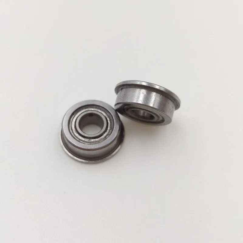 50pcs/100pcs F623ZZ 3*10*4mm flange deep groove ball bearing 3x10x4mm F623Z Flanged bearing 3d printer