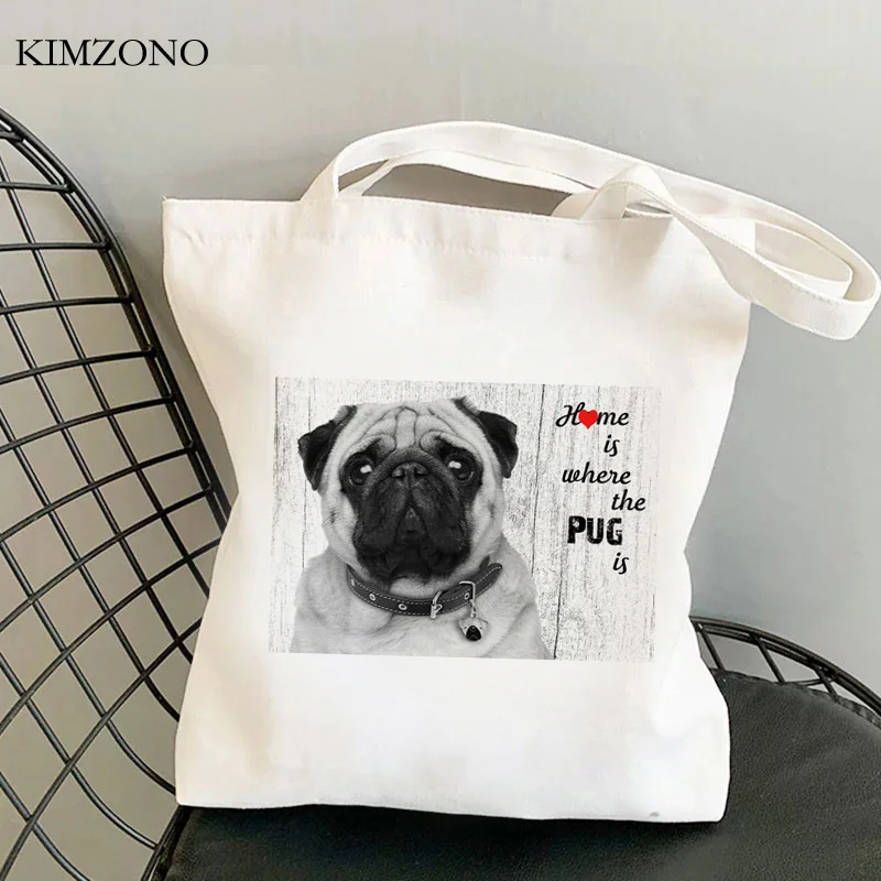 Dog shopping bag bolso eco canvas reusable tote recycle bag bag tote reciclaje grab